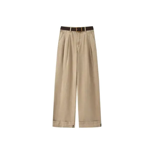 Devanro Мокко Женские Повседневные Брюки