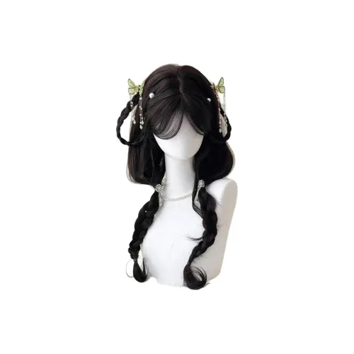 FYOSEE Новый китайский стиль CENTER Часть Длинный Waves Женская Перука Высокая Температура Пряжа