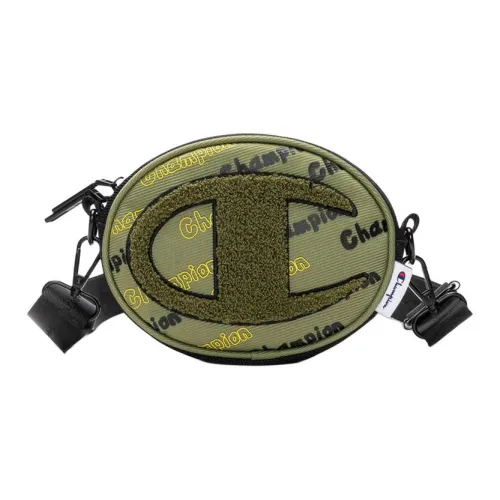 Champion Melting Sadness Коллаборация Ткань Круглая Сумка Сумка через плечо Сумка на плечо Стандартная Унисекс Зеленая