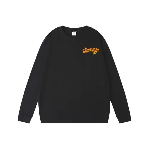 JEANSWEST Длинный рукав Т-рубашка Унисекс