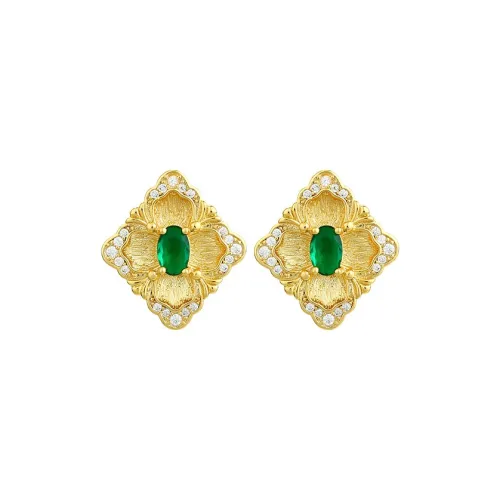 CARAT'S DIARY Сплав Серьги-гвоздики Женские