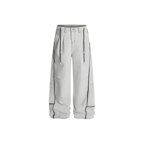 FORCEPULR Серый Унисекс Джинсы