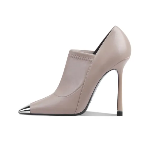 Siwei Ботильоны Женские Хаки