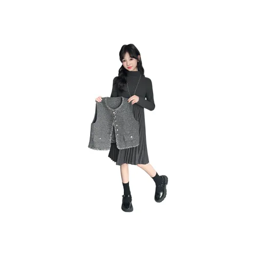 YOUMIWU Черный комплект Kids Комплекты с юбкой