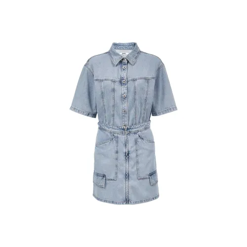 ONLY J32 Вымытый деним синий Женские платья без рукавов