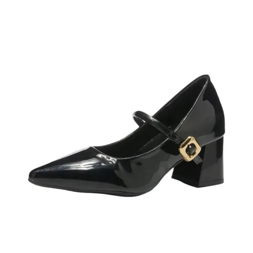 Wuji Туфли Мэри Джейн Без Подкладки Обувь Женская Женская