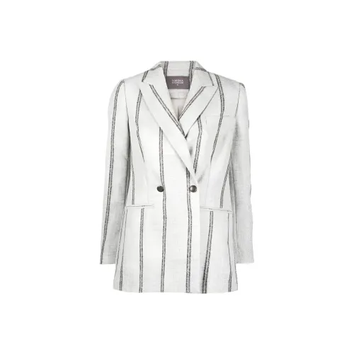 Lorena Antoniazzi Бизнес-костюм пальто женское светло-серое