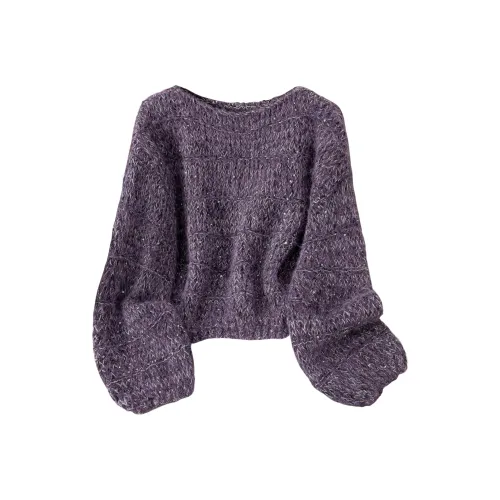 Cypress House Темно-фиолетовый Женский Трикотаж