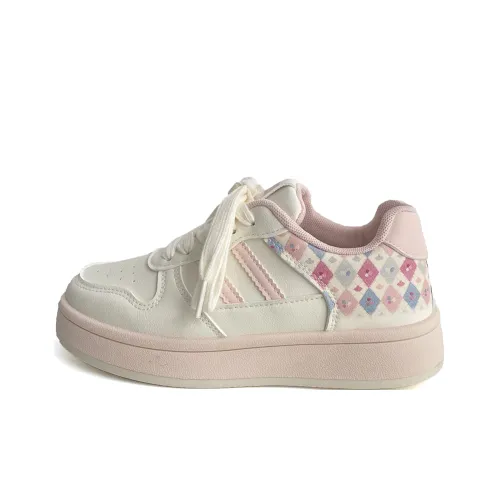 GOSO Скейтборд Кроссовки Низкие Бежево-Розовые Женские