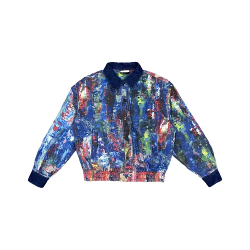 PGKZ Синий Унисекс Джинсовые куртки