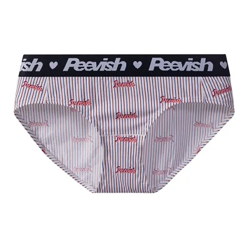 PEEVISH Женские Белые Полосы Женские Трусики-бикини