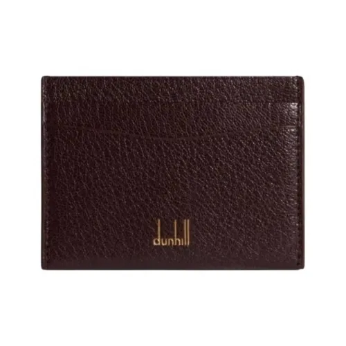 Dunhill Козья кожа Держатель для карт Мужской Бургунди