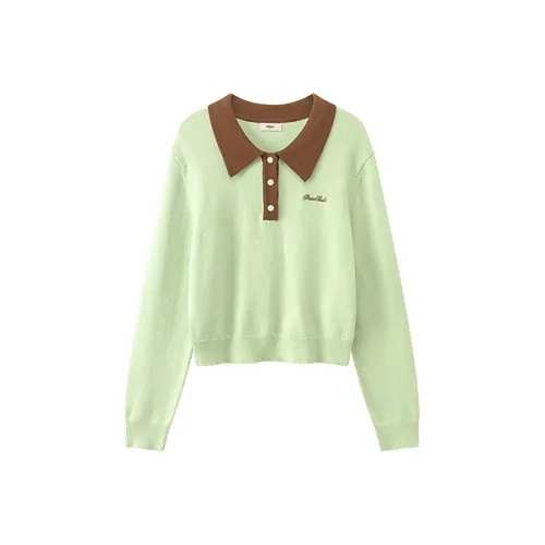 CHUU Мятно-зеленый Женский Трикотаж