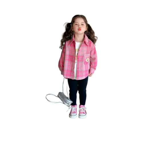 HUALEJI Розовый Детский Сад Повседневные Рубашки