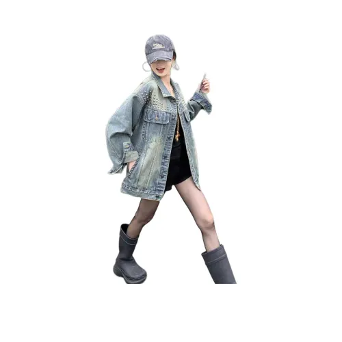 SOCKKEY Синий Унисекс Джинсовые куртки