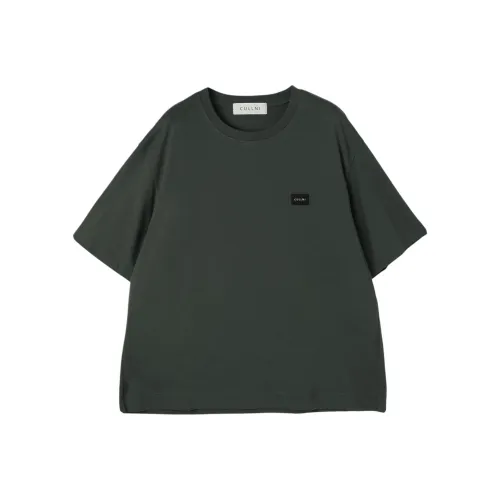 CULLNI FW25 The Basic Embroidery Patch Short-Sleeved Pullover T-Shirt Unisex CULLNI FW25 The Базовый Вышивка Патч Короткий-Рукав Пуловер T-Рубашка Унисекс