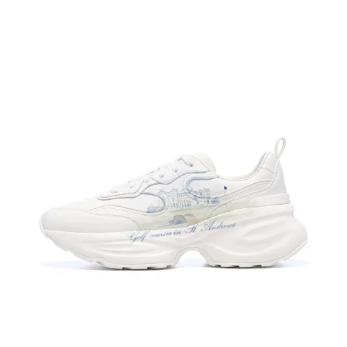 LI NING 1990 Classic Collection Yunchang Low Топ Повседневная обувь Женская Экрю