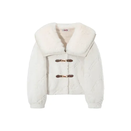 RED DRAGONFLY Бежевый Женские Меховые изделия