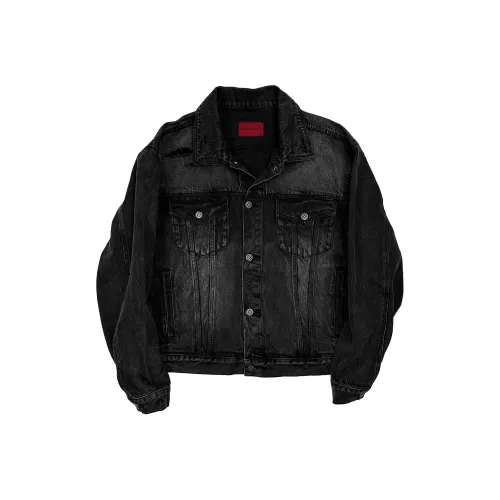 EODUP Черный Унисекс Джинсовые куртки