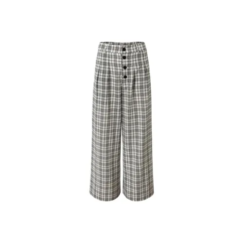 FTTHR Клетка Брюки Женские Повседневные Брюки