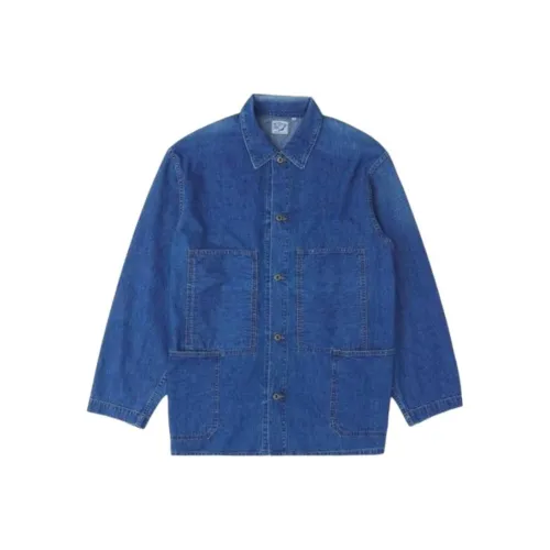 Orslow Blue Men's Denim Jackets Орслоу Синий Мужской Джинсовые Куртки