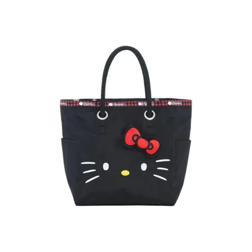 LeSportsac Hello Kitty Hello Kitty Ткань Сумка Средний Женский Черный Белый