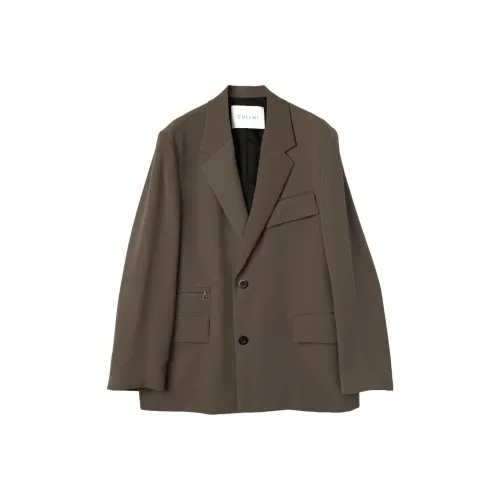 CULLNI FW25 Двойной ткань саржа карман на молнии Tailored куртка Куртки Пальто Унисекс