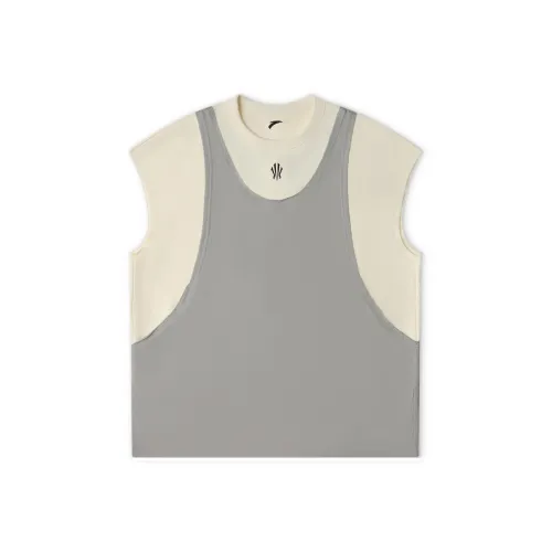 ANTA SNEAKERVERSE Американский Спортивный Повседневный Дышащий Универсальный Без рукавов Майка Унисекс