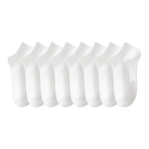 Reebok 8 пачек Белые Женские No Show носки