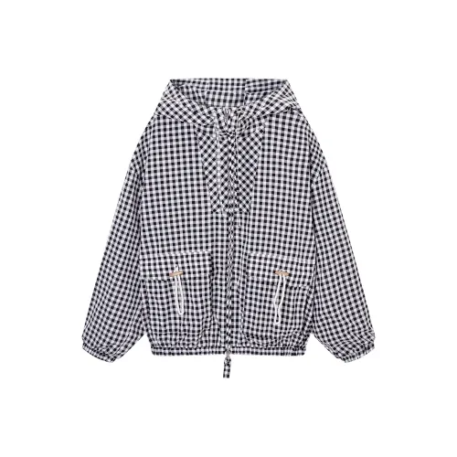 NPC Черный Белый Клетка Мужская Куртка