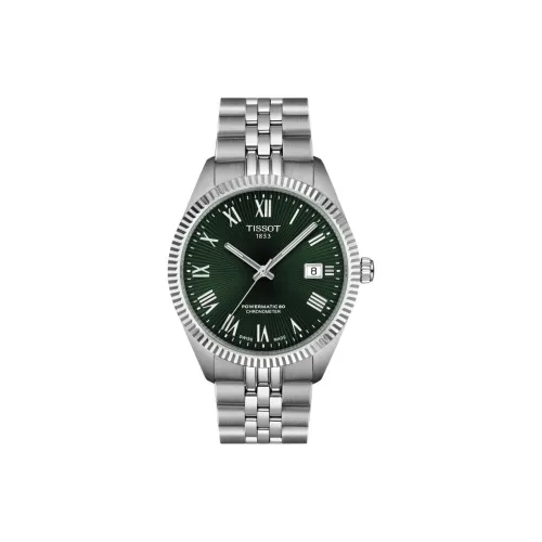 Tissot Treasure Ring Series Автоматический Механический Механизм Унисекс Часы 39 мм Зеленый Циферблат