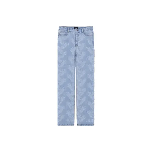 WE11DONE Повседневные брюки Мужские Синие