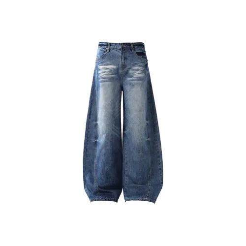 ENPofficial Весна And Осенний Джинсы Этаж Длина Похудение Cleanfit Sickles Брюки Унисекс