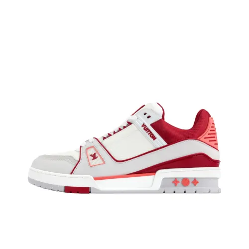 LOUIS VUITTON Тренер Low Топ Скейтборд Кроссовки Мужские Красные