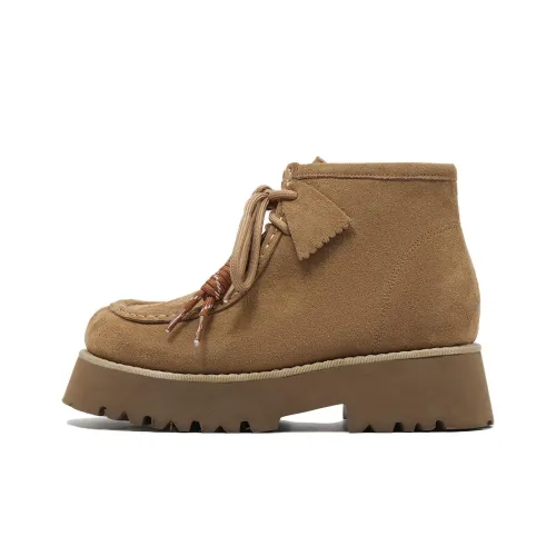Lan Miao Короткий Мартин Ботинок Женские