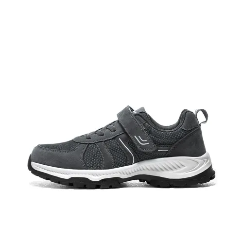 Warrior Slip-resistant Abrasion-resistant Low Top Casual Shoes Men's Dark Gray Warrior Противоскользящие Износостойкие Низкие Топ Повседневная Обувь Мужская Темно-Серый