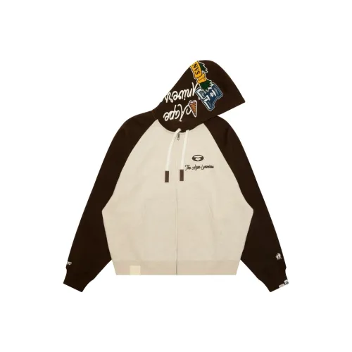 Aape Красно-коричневый BWD Мужские Свитшоты