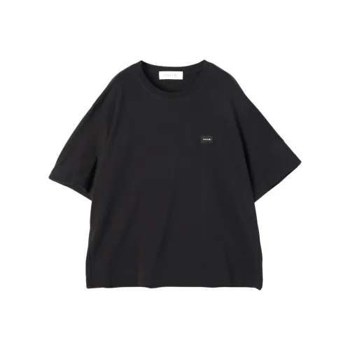 CULLNI FW25 The Basic Embroidery Patch Short-Sleeved Pullover T-Shirt Unisex CULLNI FW25 The Базовый Вышивка Патч Короткий-Рукав Пуловер T-Рубашка Унисекс