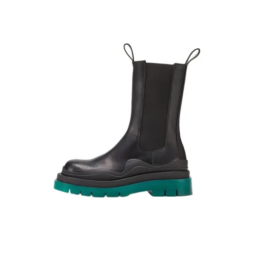 Bottega Veneta Tire Chelsea Ankle Chelsea Women's Black Green Bottega Veneta Tire Chelsea Ankle Челси Женские Черный Зеленый