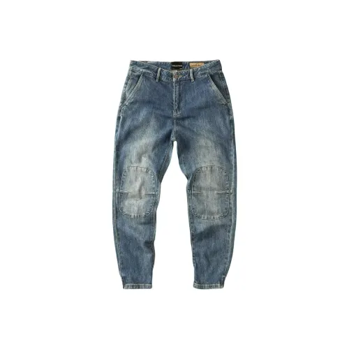 Chisportate Синий Унисекс Джинсы