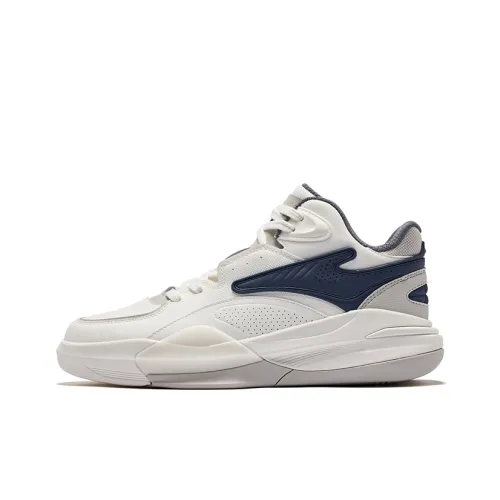 Erke Бодрый 3,0 Устойчивый к абразиву Противоскользящий MID Топ Скейтборд Кроссовки Мужской Микрокристаллический Белый Серый Оттенок 1