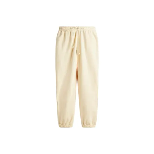 H M Light Yellow Women's Casual Pants H M Светло-желтые женские повседневные штаны