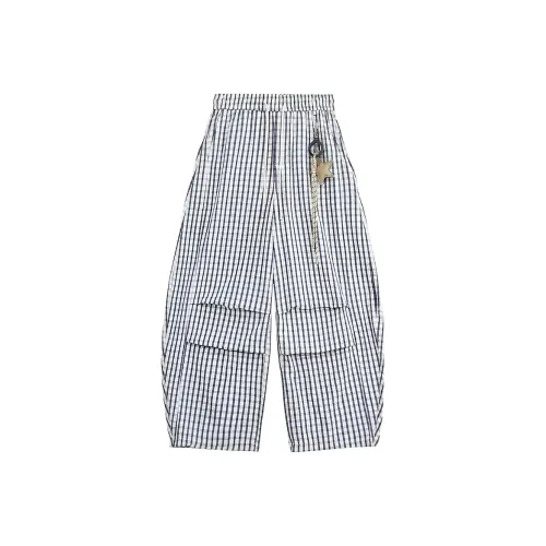 FTTHR Клетка Брюки Женские Повседневные Брюки