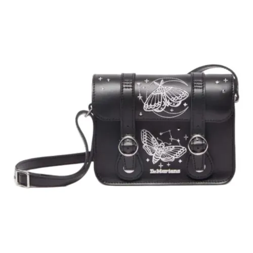Dr.Martens Сумка через плечо из коровьей кожи среднего размера женская черная