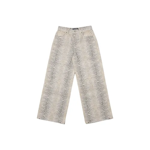 SMFK Phantom Glass Змеиная кожа с принтом Женские Джинсы