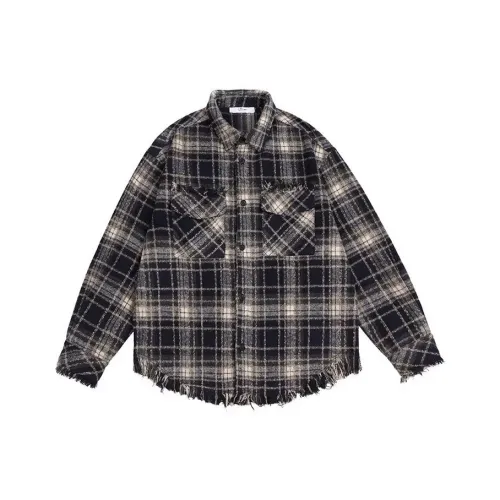 TESTUNG Темно-синие унисекс рубашки