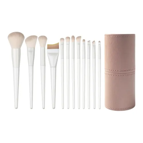 FOYULE Кисть для макияжа Полный комплект Инструмент для красоты Дружественный к коже Контуринг Настройка Смешанный Детали Набор из 12 шт