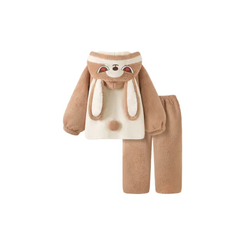 TLXT Сердце-образный комплект из вельветовой шерсти кролика женские пижамные комплекты