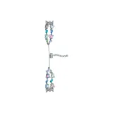 Цветной горный хрусталь Бабочка