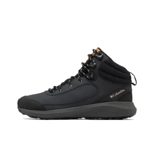 Columbia Trailstorm Peak Водонепроницаемый Сцепление MID Топ Альпинизм Походная обувь Мужской Черный